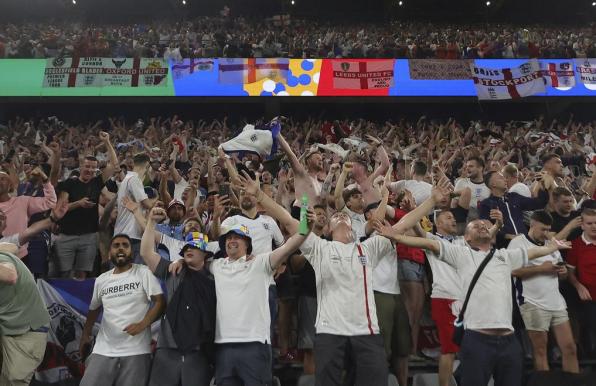 Englische Fans in Dortmund.