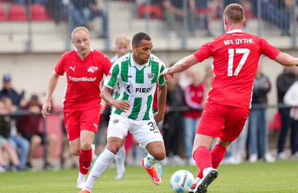 Etienne Amenyido erzielte im Testspiel gegen VfL Oythe zwei Tore.