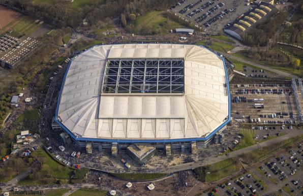 In der Veltins-Arena wird in der Saison 2024/25 mal wieder Champions-League-Fußball gespielt.