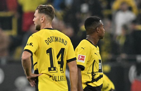 Bleiben sie bei Borussia Dortmund? Niclas Füllkrug (l.) und Youssoufa Moukoko.