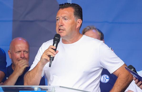 Marc Wilmots genoss den Schalke-Tag sichtlich.