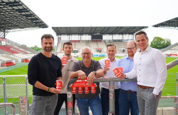 Rot-Weiss Essen setzt künftig auf Pfandbecher.