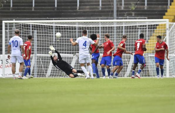 Die Sportfreunde Lotte entscheiden das Aufsteigerduell für sich.