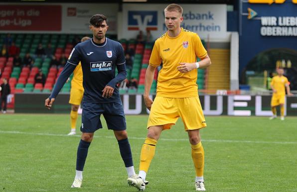 Tim Brdaric (rechts) war Testspieler des KFC Uerdingen, nun wurde er offenbar fest verpflichtet.