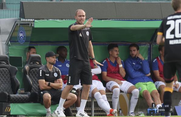 Lotte-Trainer Fabian Lübbers hatte mehr Gegenwehr von seiner Mannschaft erwartet.