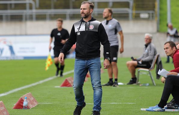 Sorgenfalten bei WSV Trainer René Klingbeil: Wuppertal steht auf dem letzten Rang. 