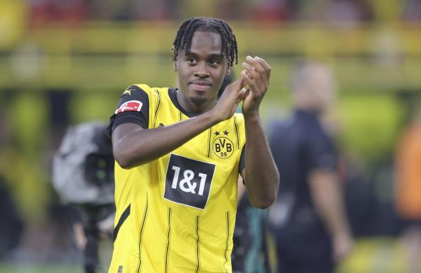 Jamie Gittens hat Borussia Dortmund zum Sieg geschossen.