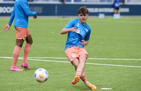 Auch Lirim Jashari traf beim 9:0 für die U19 des VfL Bochum. 