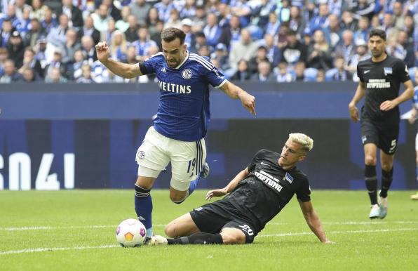 Marc-Oliver Kempf (rechts) in Diensten von Hertha BSC.