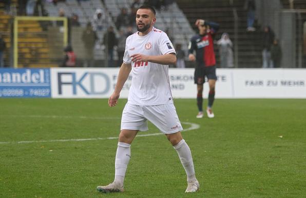 Leon Demaj, hier im Trikot von Fortuna Köln, geht fortan wieder für die Sportfreunde Lotte auf Torejagd. 