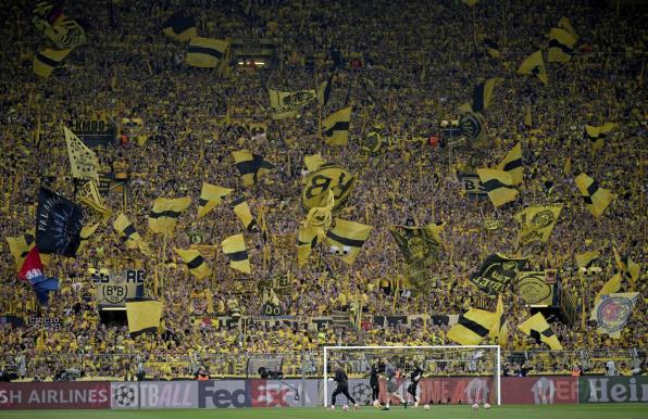 BVB-Fans bei einem Heimspiel.