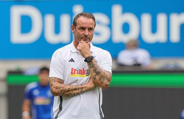 Dietmar Hirsch, Trainer des MSV Duisburg.