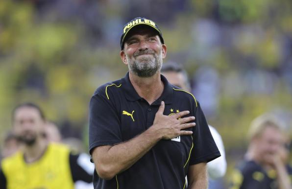 Jürgen Klopp war wieder Trainer bei Borussia Dortmund.