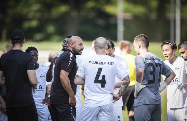 Ahmet Inal hatte nach dem RWE-Spiel lobende Worte für sein Team übrig.