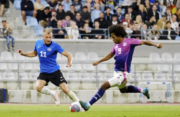 Karim Adeyemi schoss gegen Estland fünf Tore.