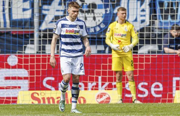 Joshua Bitter gab gegen Fortuna Köln sein Startelf-Comeback.