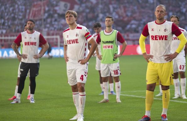 Der 1. FC Köln war nach dem 2:2 in Düsseldorf enttäuscht.