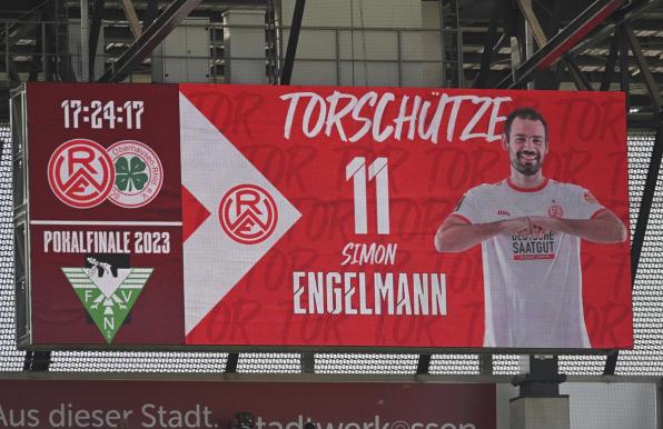 Nicht für Rot-Weiss Essen, aber für den SV Rödinghausen: Torschütze Simon Engelmann.