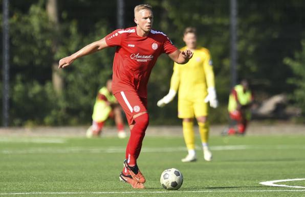 Marvin Paulse traf für RWE II zum 1:2 gegen den Bader SV.