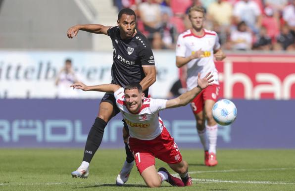 Etienne Amenyido und Oscar Schönfelder (fallend) fehlen ihren Klubs lange.