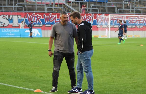 0:3 in Rödinghausen. Redebedarf bei Sportchef Gaetano Manno und Trainer Rene Klingbeil.