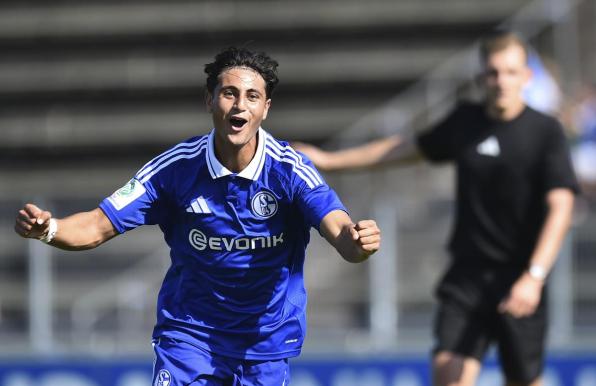 Ayman Emran Gulasi traf für die Schalke-U19 doppelt im DFB-Pokal-Achtelfinale gegen den FSV Mainz. 