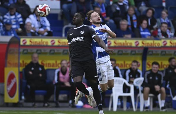 Der MSV Duisburg besiegte den SV Rödinghausen durch einen späten Treffer. 