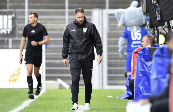 Rene Lewejohann, Trainer des KFC Uerdingen.