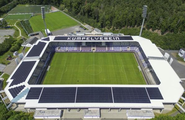 Das Erzgebirgsstadion, Heimspielstätte des FC Erzgebirge Aue.