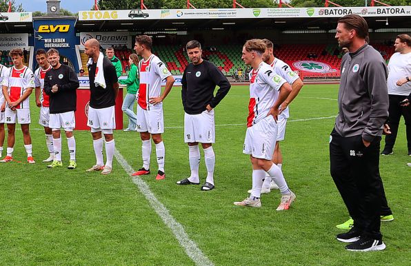 RWO-Trainer Sebastian Gunke (rechts). 