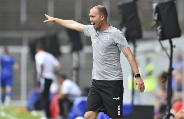 Fabian Lübbers, Trainer der Sportfreunde Lotte. 