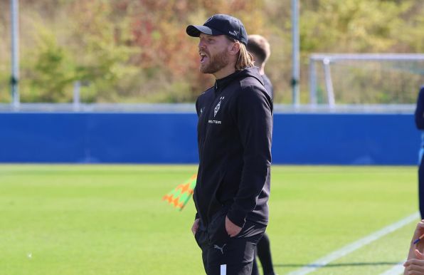 Eugen Polanski, Trainer der U23 von Borussia Mönchengladbach. 