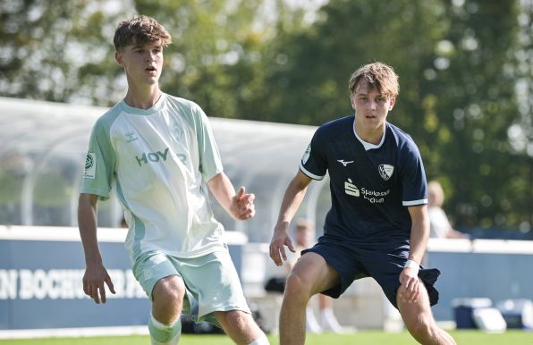 Die U19 des VfL Bochum spielt 2:2 gegen Osnabrück.