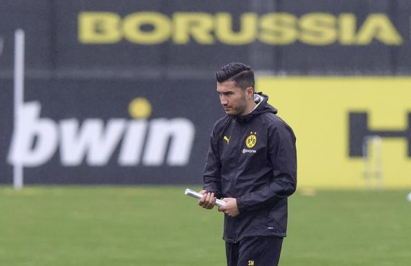 Trainer Nuri Sahin vor dem Dortmunder Gastspiel in Madrid.