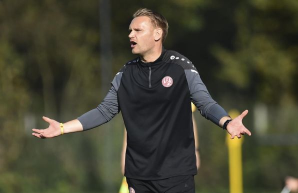 RWE-U19-Trainer Simon Hohenberg war unzufrieden.