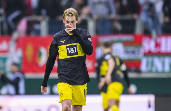 Große Enttäuschung bei Julian Brandt und dem BVB.