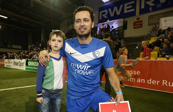 Frankfurt-Trainer Dino Toppmöller war schon beim NRW-Traditionsmasters für den VfL Bochum am Ball.