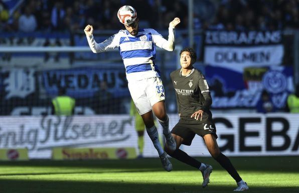 Jesse Tugbenyo vom MSV Duisburg. 